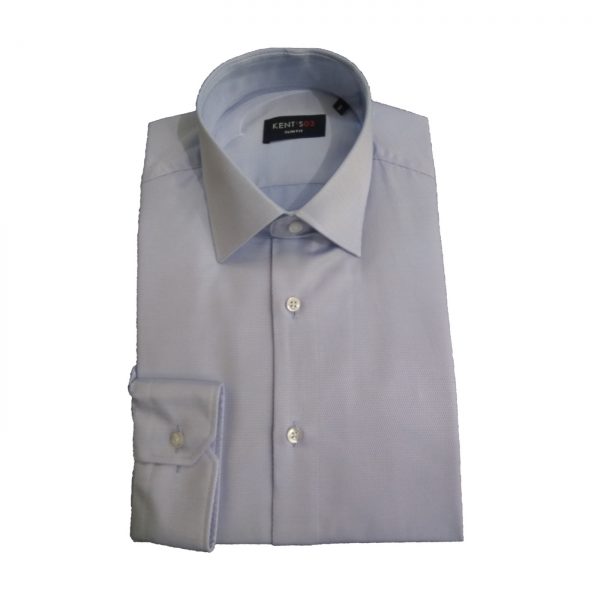 Camicia Slim Fit Riga Media Celeste 1