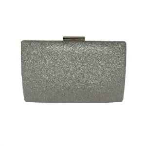 bolso brillo plata